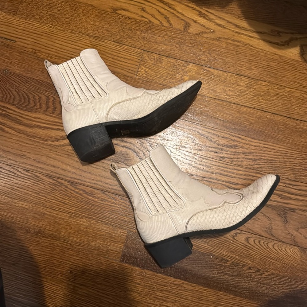 Matisse Animal Print Leather Boots